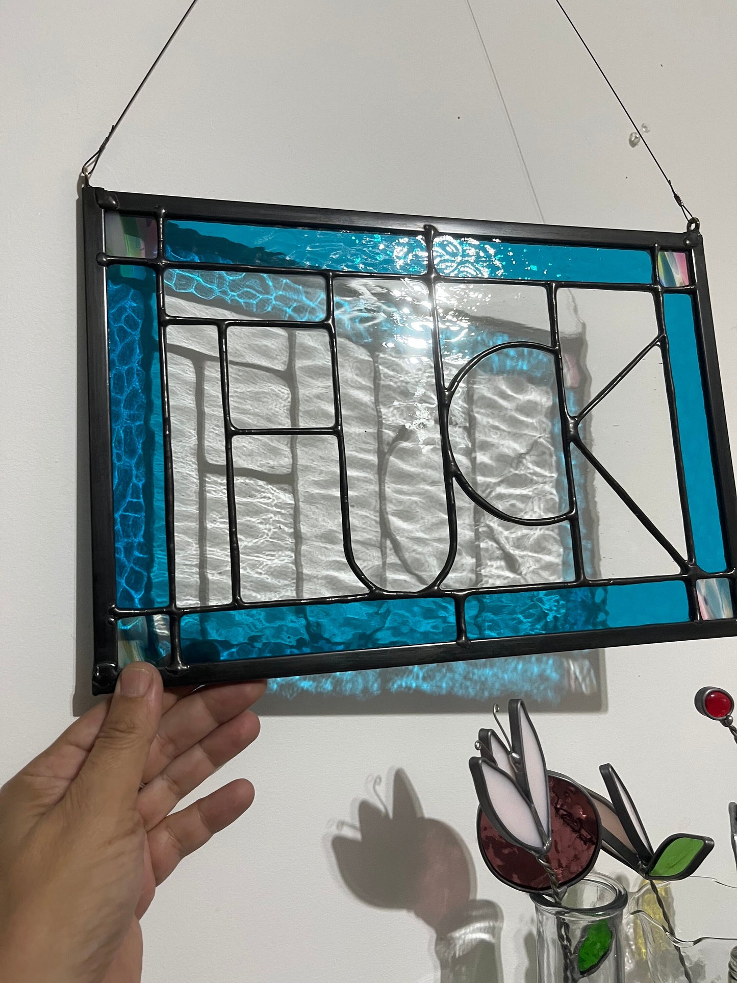 Stained Glass Cuss Word Series - F-word