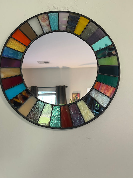 Stained Glass Mirror
