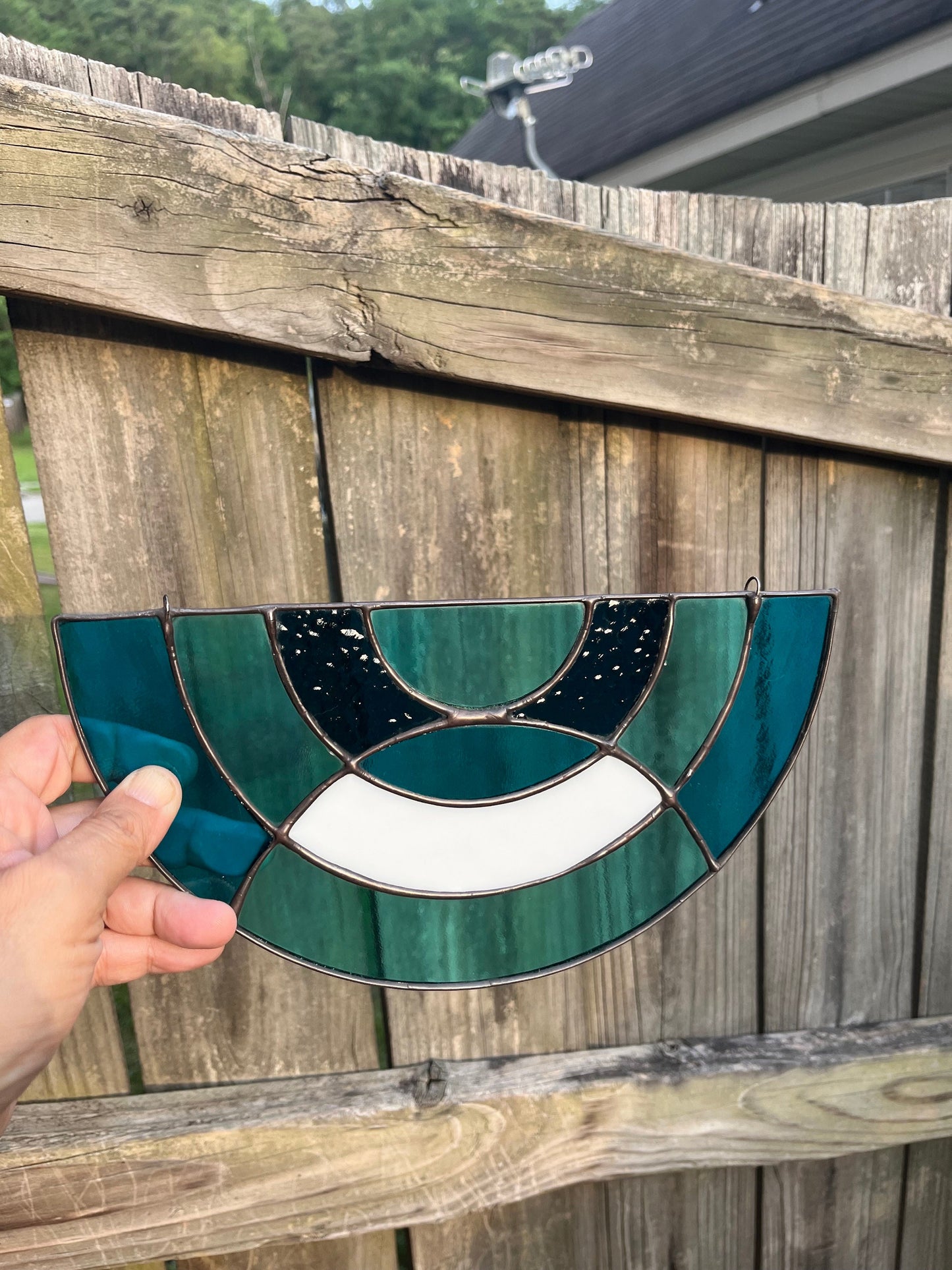 Stained Glass Semicircle panel - New Minglewood 2