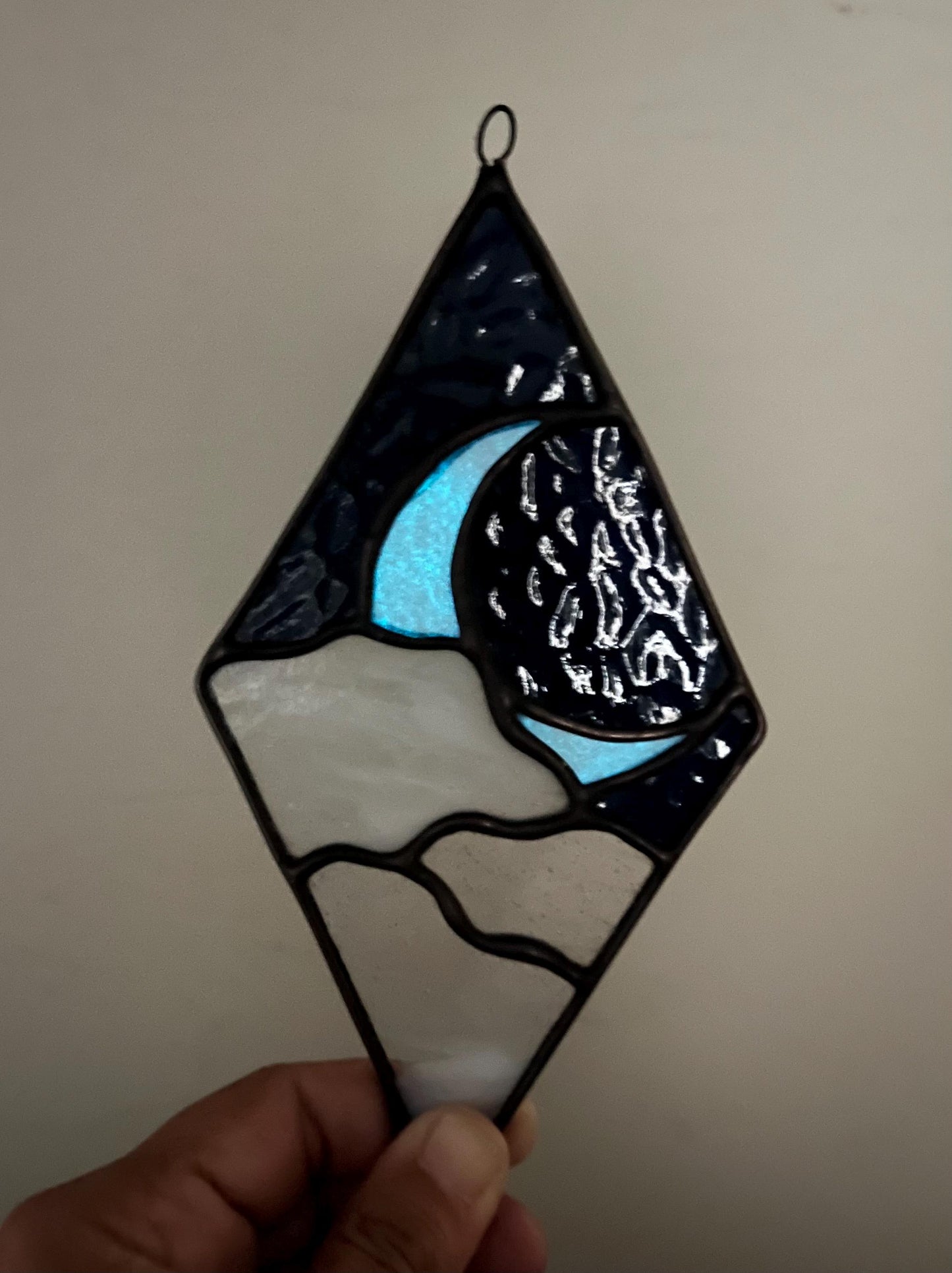 Stained glass Diamonds- Morning, Noon and Night