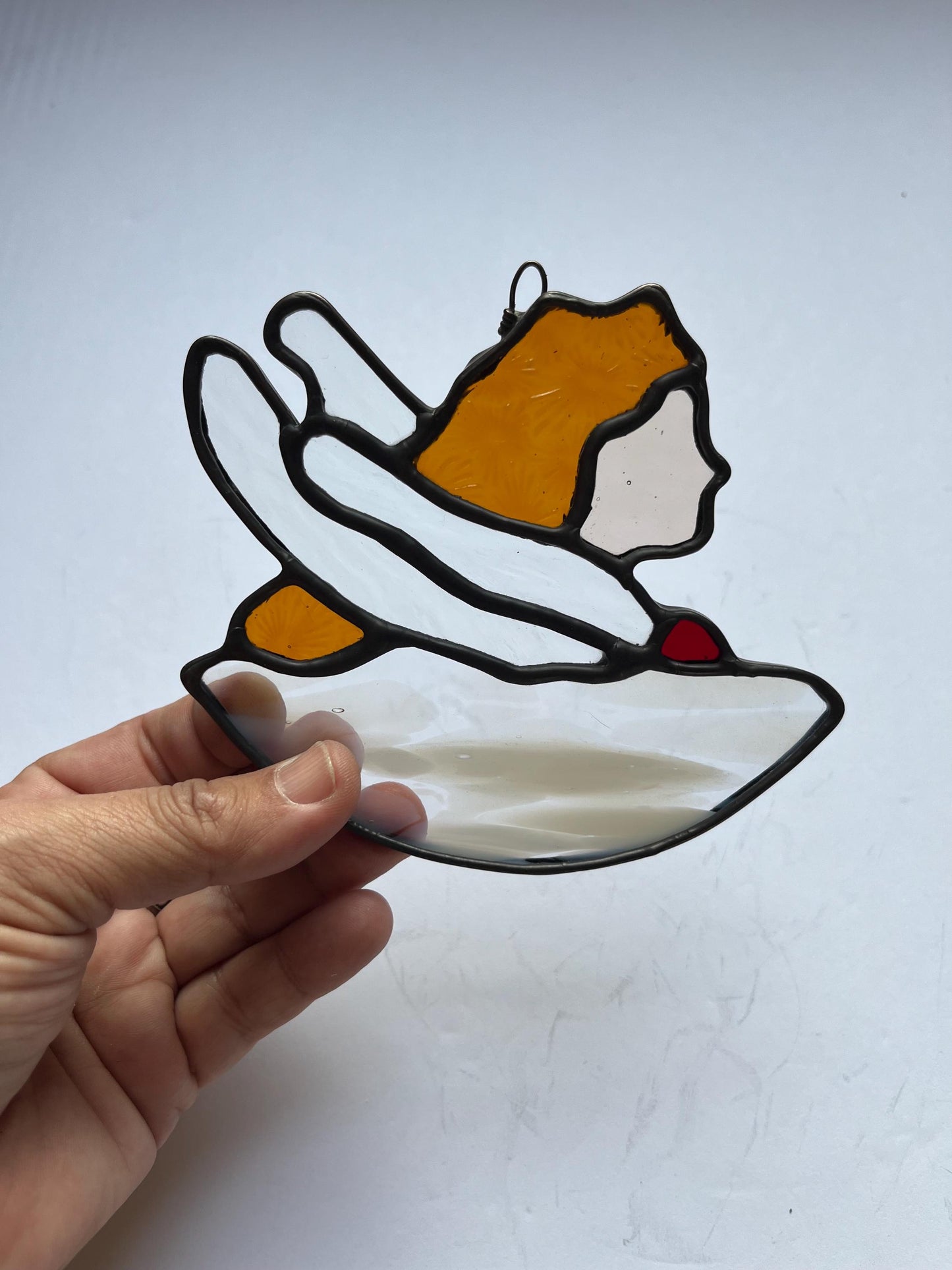 Stained Glass Aurora Suncatcher: Wells College Memento