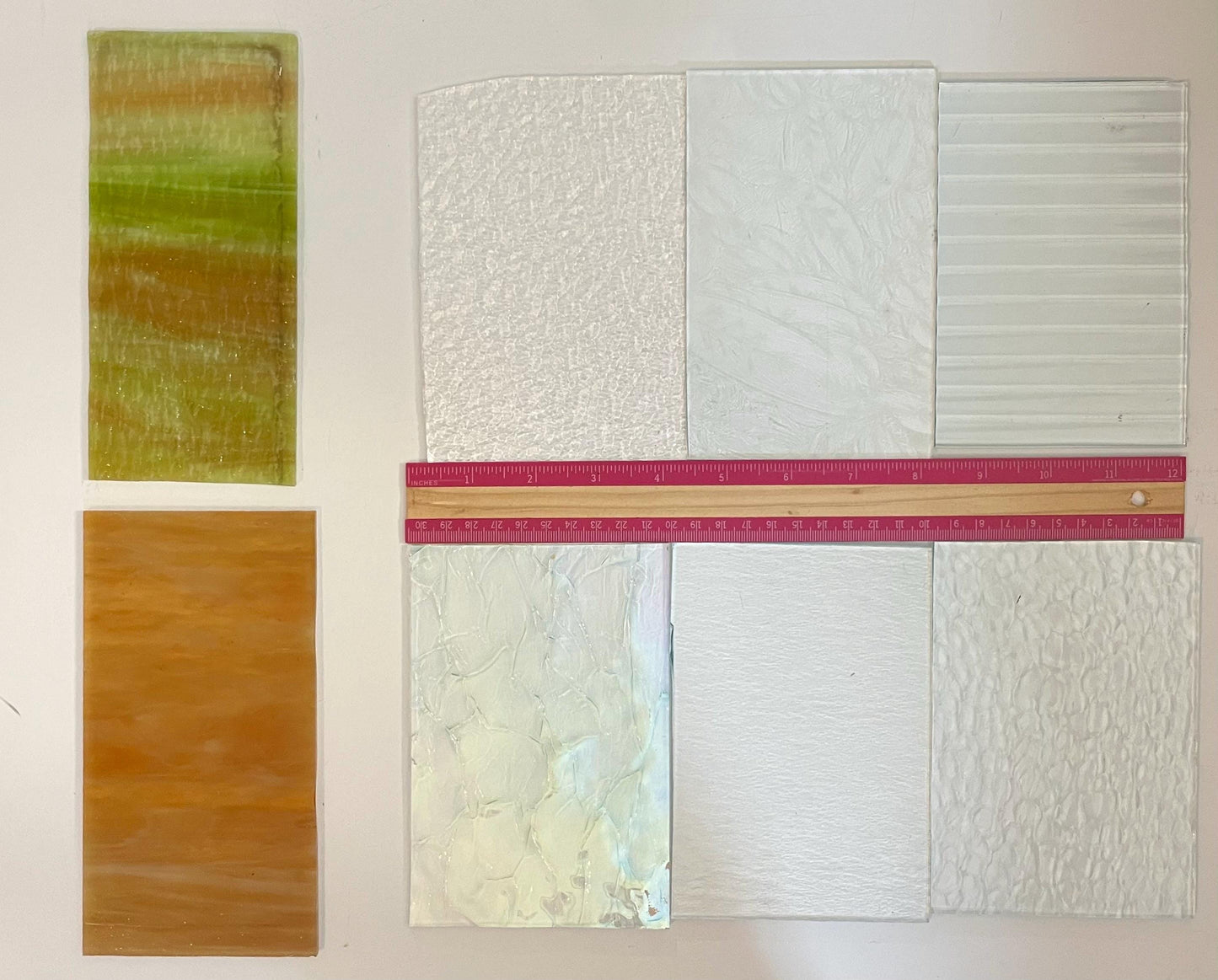 Vintage Stained Glass Bundle #6- Clear Mix