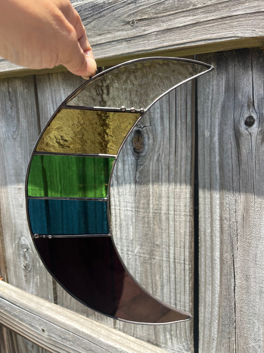Stained Glass Moon - YOGBP Rainbow Moon
