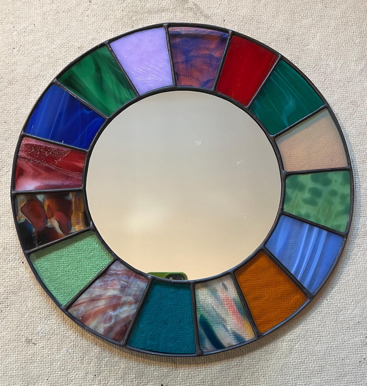 Stained Glass Mirror- Patchwork Multi Color