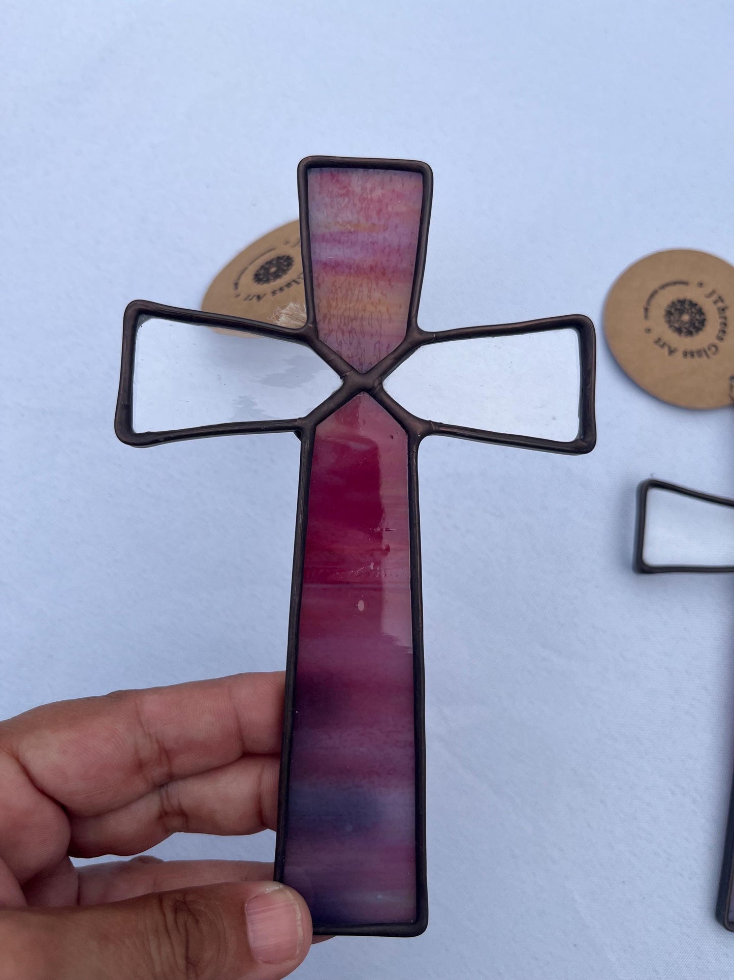 Small Stained Glass Cross
