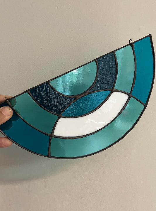 Stained Glass Semicircle panel - New Minglewood 2