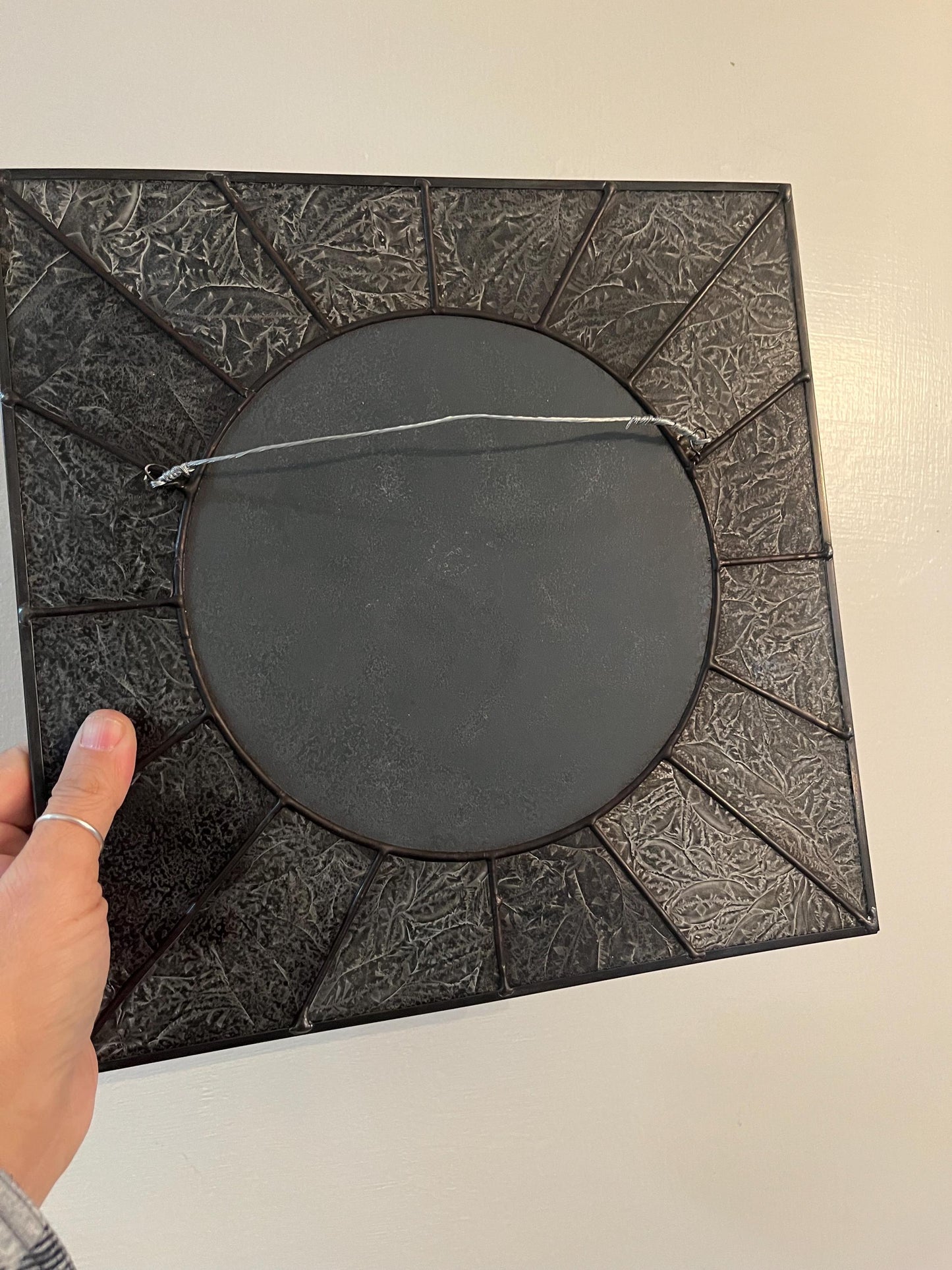 Stained Glass Mirror- Multi Square Van Gogh glass