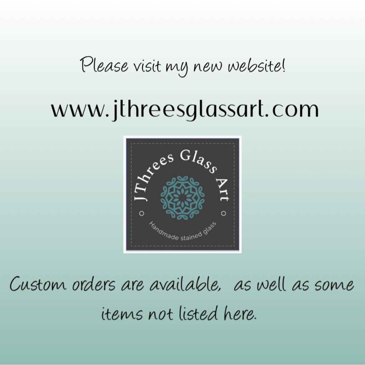 Stained Glass Mirror- Patchwork Vintage Kokomo OG - Greens