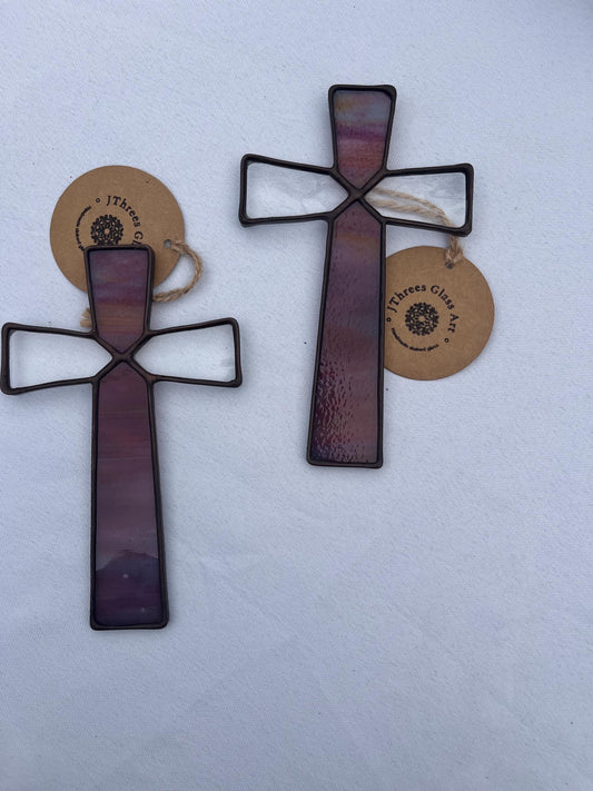 Small Stained Glass Cross