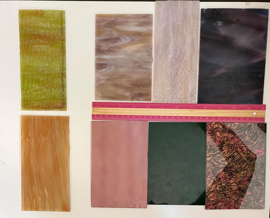 Vintage Stained Glass Bundle #7