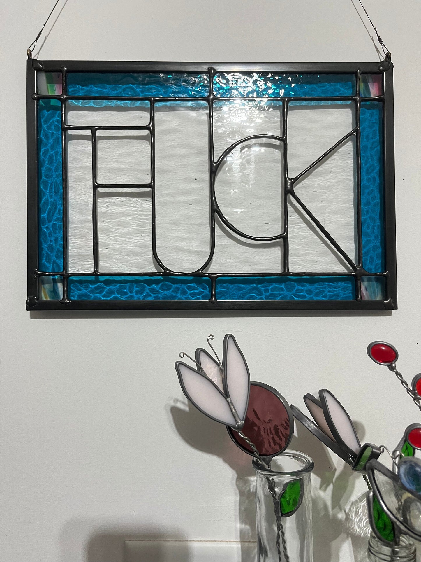 Stained Glass Cuss Word Series - F-word