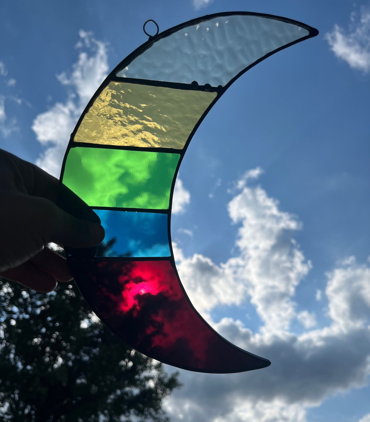 Stained Glass Moon - YOGBP Rainbow Moon