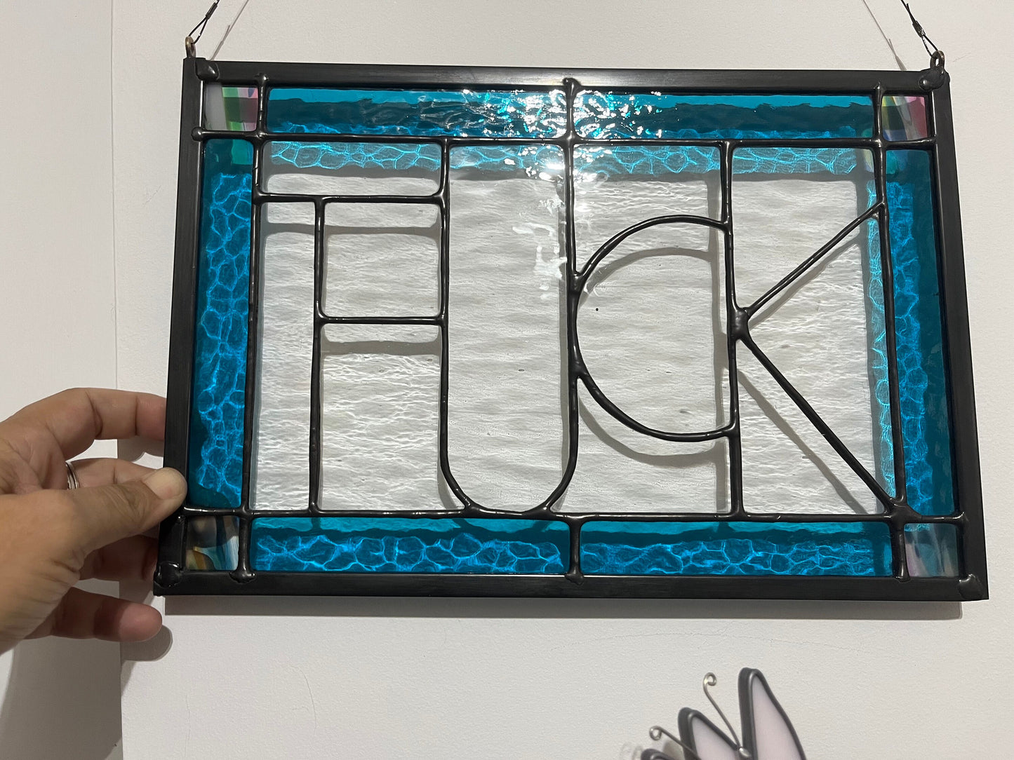 Stained Glass Cuss Word Series - F-word
