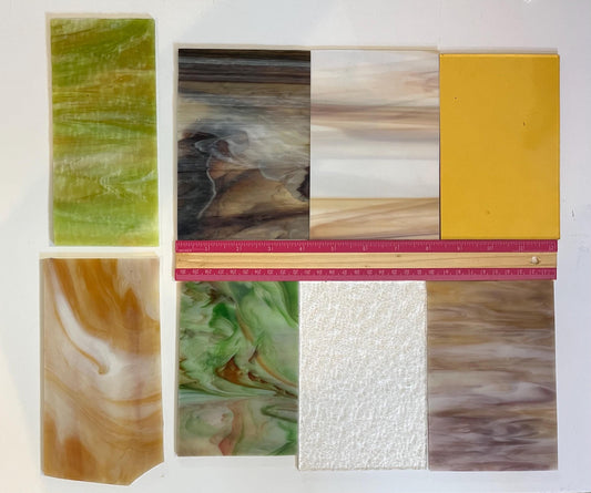 Vintage Stained Glass Bundle #5