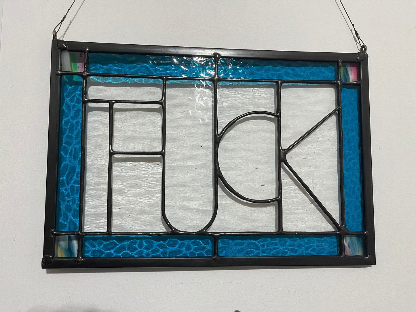 Stained Glass Cuss Word Series - F-word