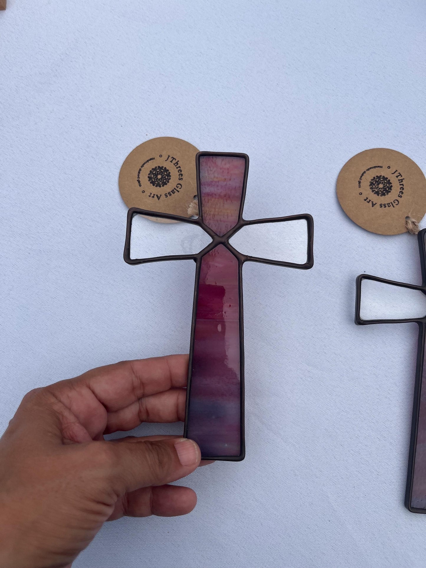 Small Stained Glass Cross