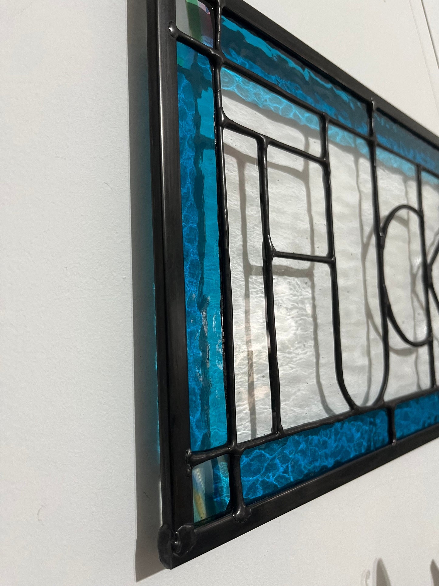 Stained Glass Cuss Word Series - F-word