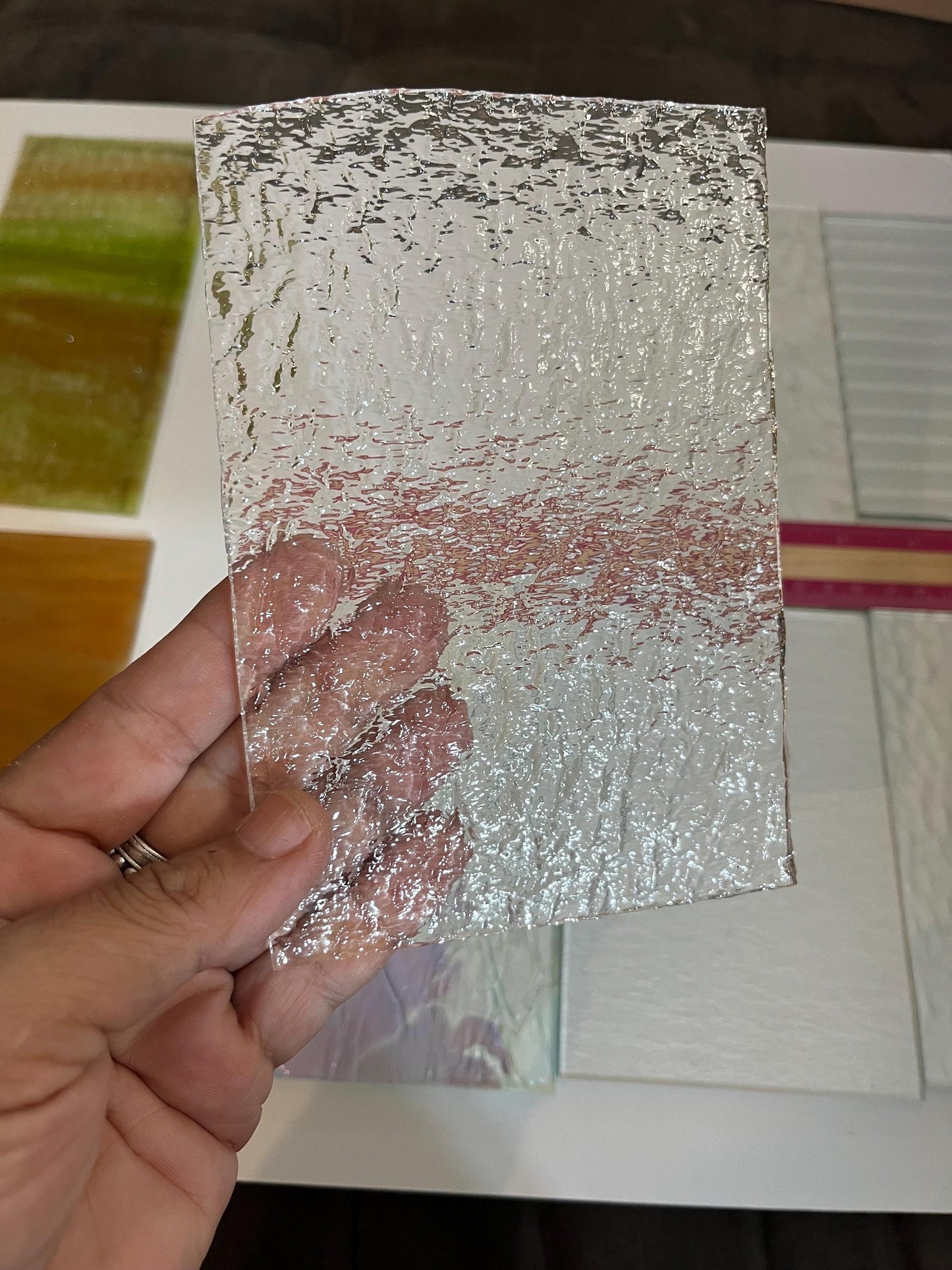 Vintage Stained Glass Bundle #6- Clear Mix