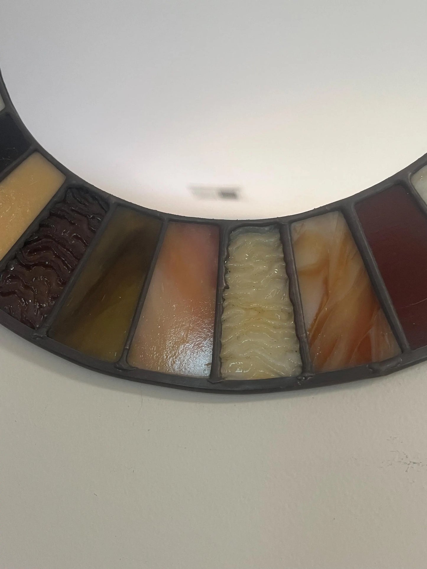 Stained Glass Mirror - Browns